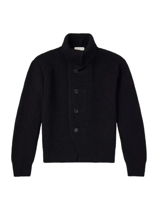 Dries Van Noten Shawl-Collar Ribbed Wool Cardigan - Men