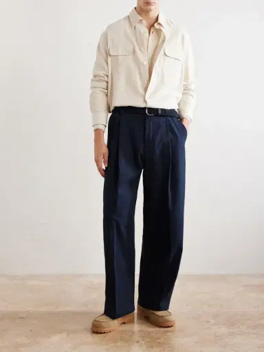 Studio Nicholson Straignt-Leg Trousers - Men | Thumbnail 2 Studio Nicholson Straignt-Leg Trousers - Men | Thumbnail 2