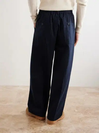 Studio Nicholson Straignt-Leg Trousers - Men | Thumbnail 4 Studio Nicholson Straignt-Leg Trousers - Men | Thumbnail 4