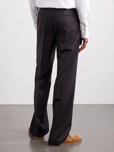Dries Van Noten Panvel Straight-Leg Herringbone Wool Trousers - Men | Thumbnail 4