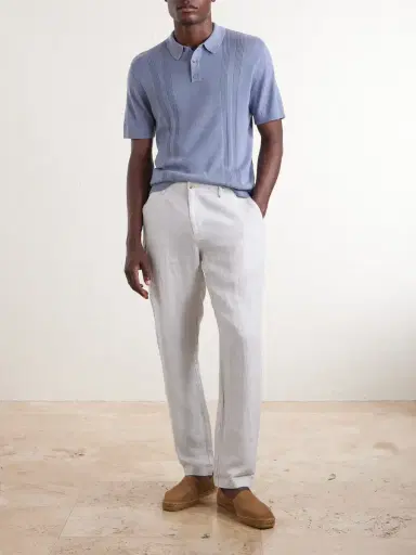 Onia Straight-Leg Linen Trousers - Men | Thumbnail 2 Onia Straight-Leg Linen Trousers - Men | Thumbnail 2