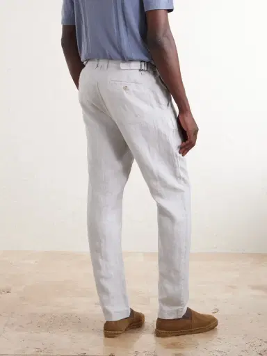 Onia Straight-Leg Linen Trousers - Men | Thumbnail 4 Onia Straight-Leg Linen Trousers - Men | Thumbnail 4