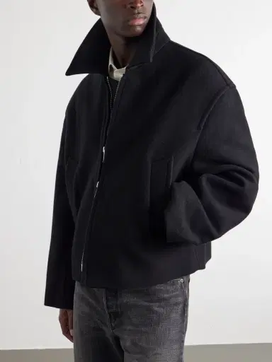 Studio Nicholson Wool and Cashmere-Blend Zip-Up Blouson Jacket - Men | Thumbnail 5 Studio Nicholson Wool and Cashmere-Blend Zip-Up Blouson Jacket - Men | Thumbnail 5