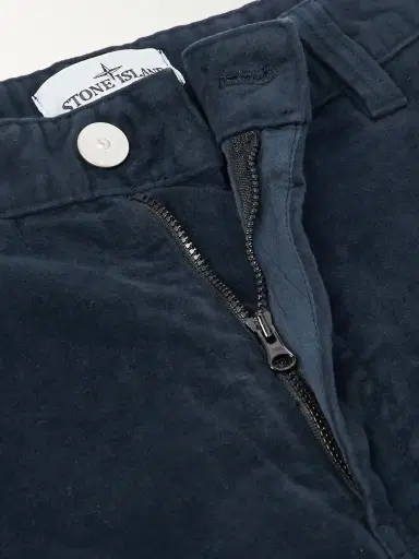 Stone Island Straight-Leg Organic Cotton-Moleskin Trousers - Men | Thumbnail 6 Stone Island Straight-Leg Organic Cotton-Moleskin Trousers - Men | Thumbnail 6