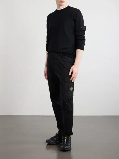 Stone Island Ghost Logo-Appliquéd Virgin Wool Sweater - Men | Thumbnail 2
