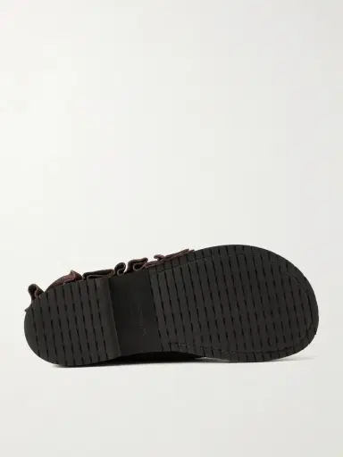 JW Anderson Ruffle Suede Boat Shoes - Men | Thumbnail 3
