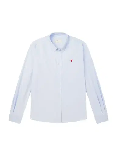 AMI PARIS Logo-Embroidered Cotton Oxford Shirt - Men | Thumbnail 1 AMI PARIS Logo-Embroidered Cotton Oxford Shirt - Men | Thumbnail 1