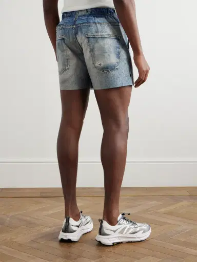 Satisfy Straight-Leg 5" Logo-Appliquéd Printed PeaceShell™ Shorts - Men | Thumbnail 4 Satisfy Straight-Leg 5" Logo-Appliquéd Printed PeaceShell™ Shorts - Men | Thumbnail 4