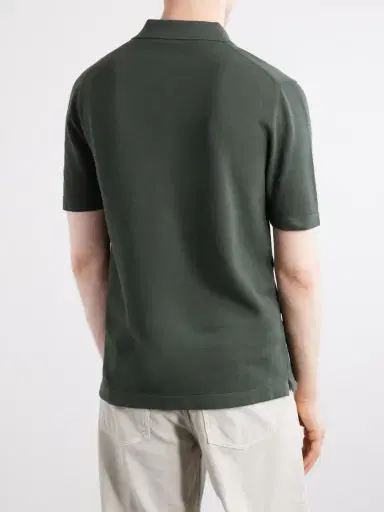 Anderson & Sheppard Organic Cotton Polo Shirt - Men | Thumbnail 4 Anderson & Sheppard Organic Cotton Polo Shirt - Men | Thumbnail 4