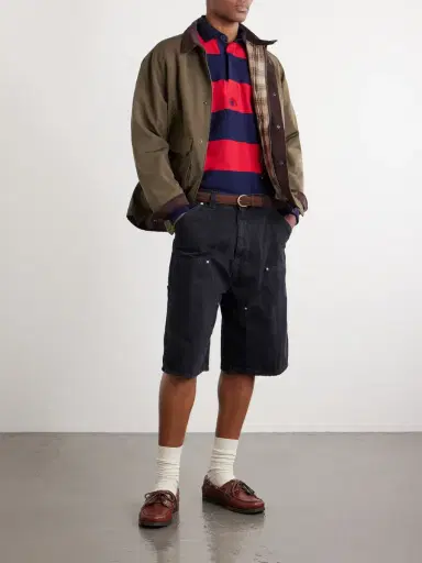 FrizmWORKS Royal Corduroy-Trimmed Cotton-Blend Canvas Jacket - Men | Thumbnail 2