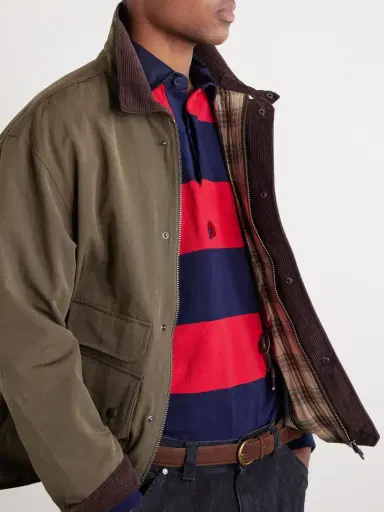 FrizmWORKS Royal Corduroy-Trimmed Cotton-Blend Canvas Jacket - Men | Thumbnail 6