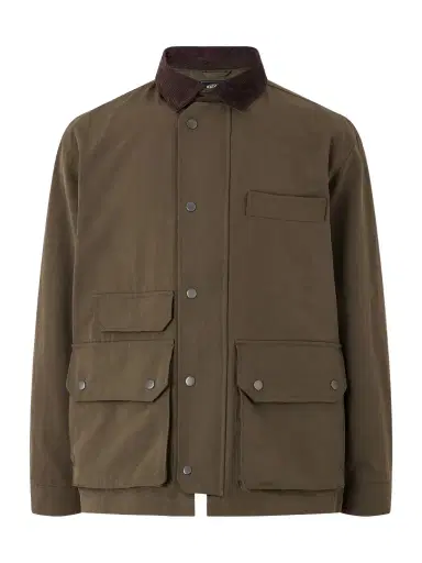 FrizmWORKS Royal Corduroy-Trimmed Cotton-Blend Canvas Jacket - Men | Thumbnail 1