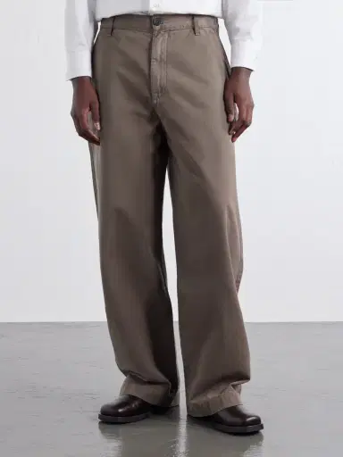 AGOLDE Warwick Wide-Leg Recycled-Cotton Twill Trousers - Men | Thumbnail 3 AGOLDE Warwick Wide-Leg Recycled-Cotton Twill Trousers - Men | Thumbnail 3