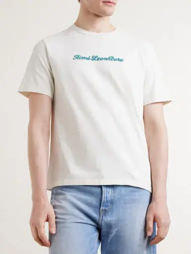 Aimé Leon Dore Logo-Print Cotton-Jersey T-Shirt - Men | Thumbnail 3 Aimé Leon Dore Logo-Print Cotton-Jersey T-Shirt - Men | Thumbnail 3