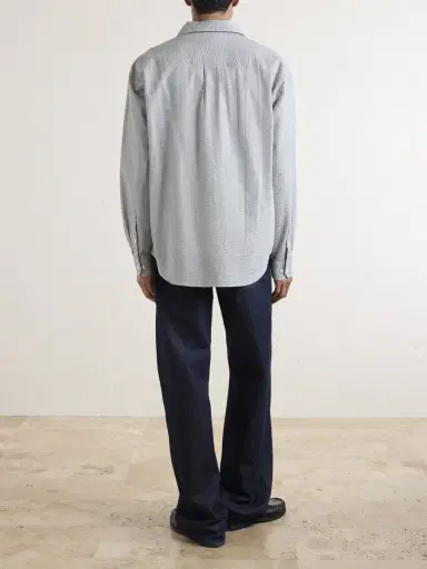 mfpen Executive Checked Cotton-Seersucker Shirt - Men | Thumbnail 4 mfpen Executive Checked Cotton-Seersucker Shirt - Men | Thumbnail 4
