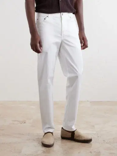 Onia Straight-Leg Cotton-Blend Trousers - Men | Thumbnail 3 Onia Straight-Leg Cotton-Blend Trousers - Men | Thumbnail 3