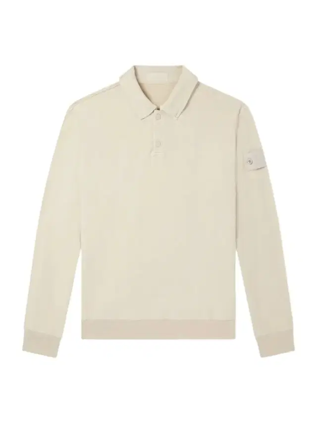 STONE ISLAND GHOST Logo-Appliquéd Garment-Dyed Stretch Cotton-Fleece Polo Shirt - Men STONE ISLAND GHOST Logo-Appliquéd Garment-Dyed Stretch Cotton-Fleece Polo Shirt - Men