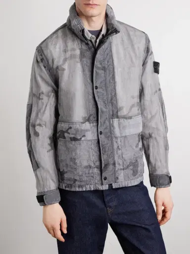 Stone Island Camouflage-Print Shell Jacket - Men | Thumbnail 3 Stone Island Camouflage-Print Shell Jacket - Men | Thumbnail 3