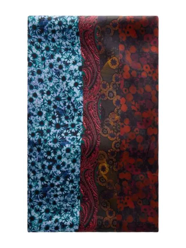 Dries Van Noten Flora Satin Scarf - Men