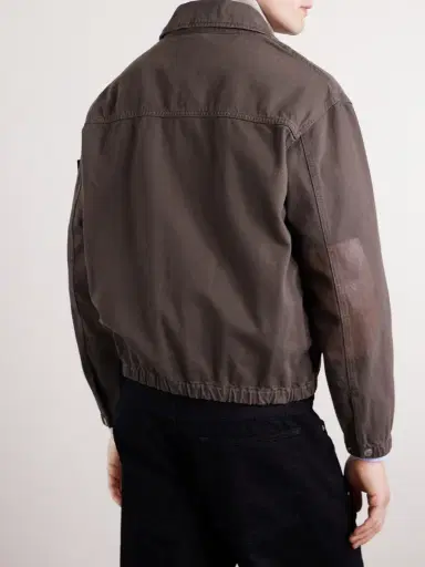 Stone Island Garment-Dyed Light Bull Denim-tc Jacket - Men | Thumbnail 4 Stone Island Garment-Dyed Light Bull Denim-tc Jacket - Men | Thumbnail 4