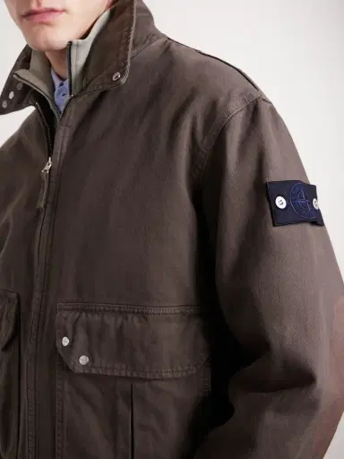 Stone Island Garment-Dyed Light Bull Denim-tc Jacket - Men | Thumbnail 5 Stone Island Garment-Dyed Light Bull Denim-tc Jacket - Men | Thumbnail 5