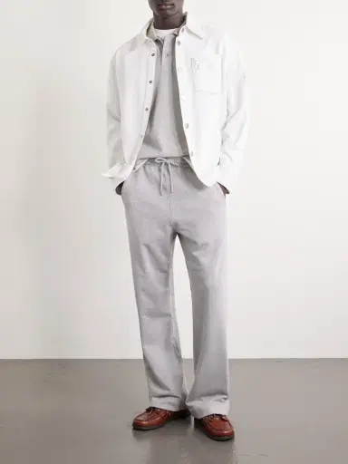 AMI PARIS Logo-Embroidered Denim Overshirt - Men | Thumbnail 2 AMI PARIS Logo-Embroidered Denim Overshirt - Men | Thumbnail 2