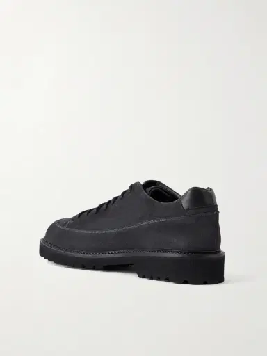 Common Projects Leather-Trimmed Suede Hiking Boots - Men | Thumbnail 4