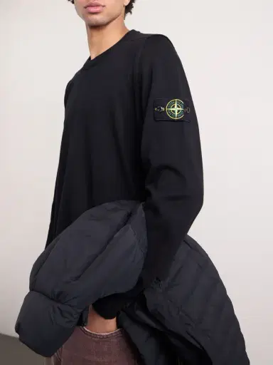 Stone Island Organic Cotton Sweater - Men | Thumbnail 4 Stone Island Organic Cotton Sweater - Men | Thumbnail 4