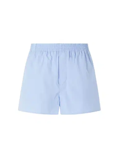 AMI PARIS Straight-Leg Embroidered Cotton-Poplin Shorts - Men | Thumbnail 1 AMI PARIS Straight-Leg Embroidered Cotton-Poplin Shorts - Men | Thumbnail 1