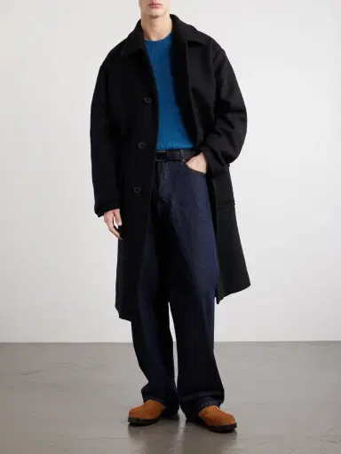 Dries Van Noten Oversized Wool-Blend Coat - Men | Thumbnail 2