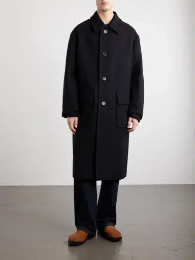 Dries Van Noten Oversized Wool-Blend Coat - Men | Thumbnail 3