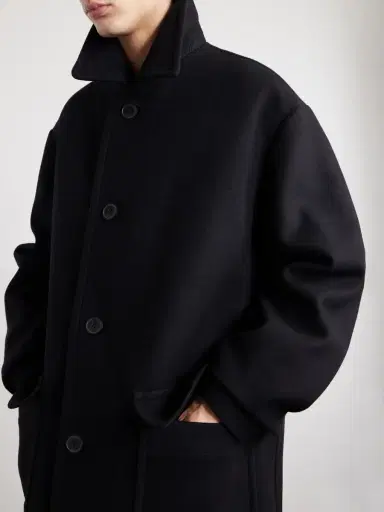 Dries Van Noten Oversized Wool-Blend Coat - Men | Thumbnail 5