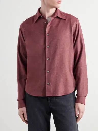 Second/Layer Brushed Cotton Shirt - Men | Thumbnail 3 Second/Layer Brushed Cotton Shirt - Men | Thumbnail 3