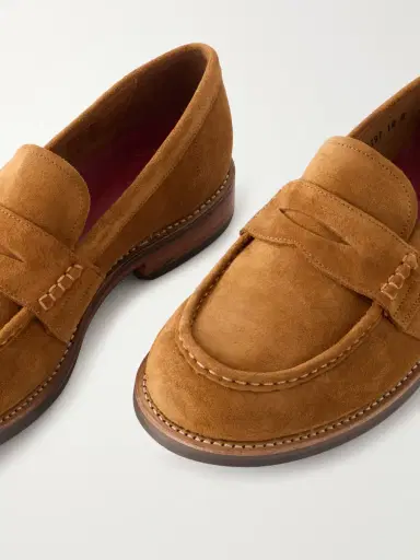 Grenson Nate Suede Penny Loafers - Men | Thumbnail 5 Grenson Nate Suede Penny Loafers - Men | Thumbnail 5
