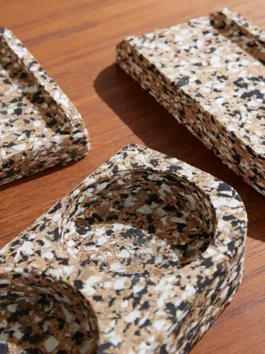The Conran Shop Confetti Cork Desk Accessory Set - Men | Thumbnail 3 The Conran Shop Confetti Cork Desk Accessory Set - Men | Thumbnail 3