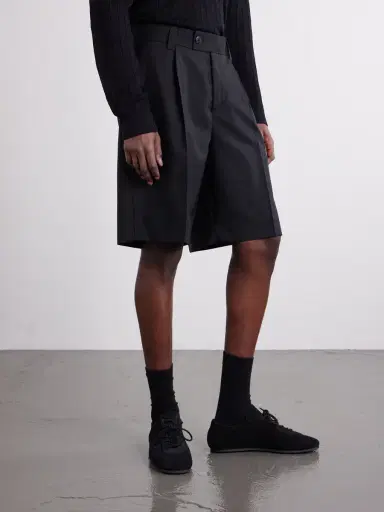 mfpen Wide-Leg Wool Shorts - Men | Thumbnail 3 mfpen Wide-Leg Wool Shorts - Men | Thumbnail 3