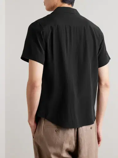 Onia Vacation Camp-Collar Silk-Crepe Shirt - Men | Thumbnail 4 Onia Vacation Camp-Collar Silk-Crepe Shirt - Men | Thumbnail 4