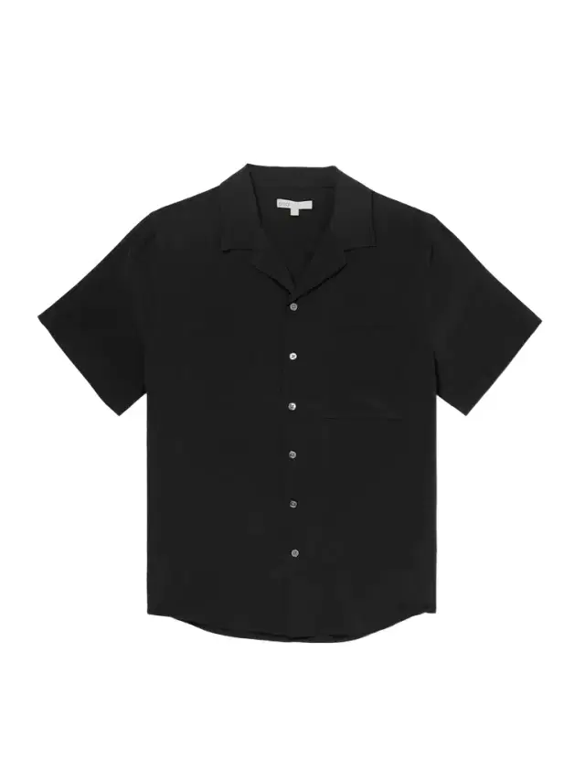 Onia Vacation Camp-Collar Silk-Crepe Shirt - Men