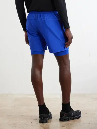 lululemon License to Train Straight-Leg Layered 7" Stretch Recycled-Shell and Jersey Drawstring Shorts - Men | Thumbnail 4