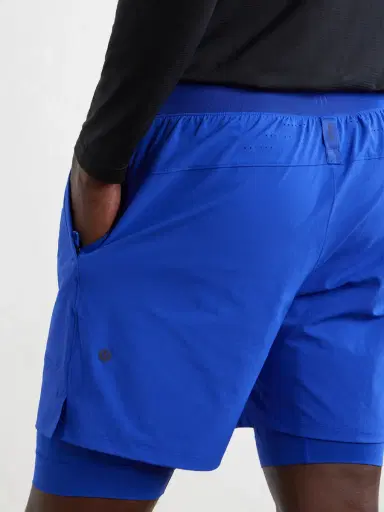 lululemon License to Train Straight-Leg Layered 7" Stretch Recycled-Shell and Jersey Drawstring Shorts - Men | Thumbnail 5