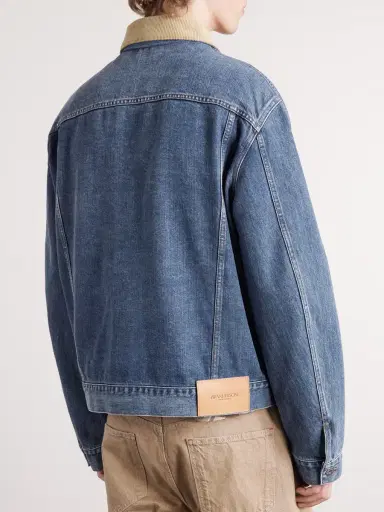 JW Anderson Corduroy-Trimmed Denim Jacket - Men | Thumbnail 4 JW Anderson Corduroy-Trimmed Denim Jacket - Men | Thumbnail 4