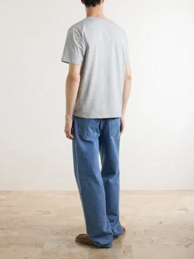 AMI PARIS Logo-Embroidery Cotton-Jersey T-shirt - Men | Thumbnail 4 AMI PARIS Logo-Embroidery Cotton-Jersey T-shirt - Men | Thumbnail 4