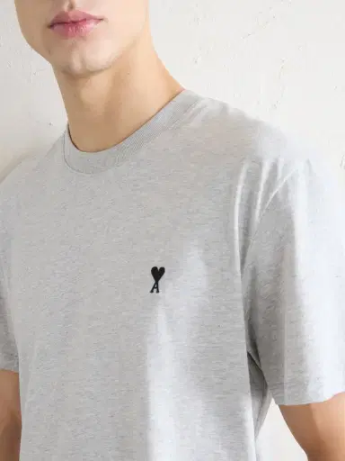 AMI PARIS Logo-Embroidery Cotton-Jersey T-shirt - Men | Thumbnail 5 AMI PARIS Logo-Embroidery Cotton-Jersey T-shirt - Men | Thumbnail 5