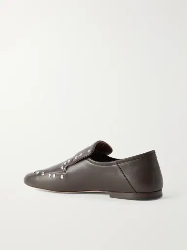 Wales Bonner Dakar Embellished Leather Loafers - Men | Thumbnail 4
