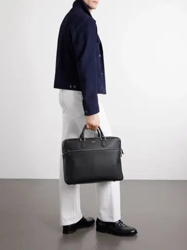 Serapian Full-Grain Leather Briefcase - Men | Thumbnail 2 Serapian Full-Grain Leather Briefcase - Men | Thumbnail 2