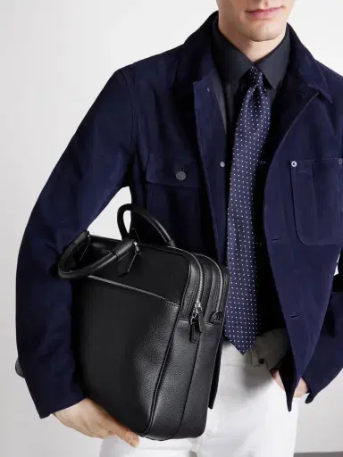 Serapian Full-Grain Leather Briefcase - Men | Thumbnail 3 Serapian Full-Grain Leather Briefcase - Men | Thumbnail 3