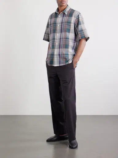 Kaptain Sunshine Checked Cotton-Gauze Shirt - Men | Thumbnail 2 Kaptain Sunshine Checked Cotton-Gauze Shirt - Men | Thumbnail 2