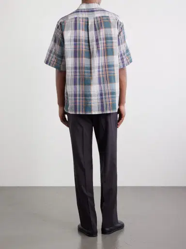 Kaptain Sunshine Checked Cotton-Gauze Shirt - Men | Thumbnail 4 Kaptain Sunshine Checked Cotton-Gauze Shirt - Men | Thumbnail 4
