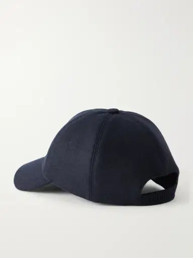 Kiton Logo-Embroidered Cashmere Cap - Men | Thumbnail 4