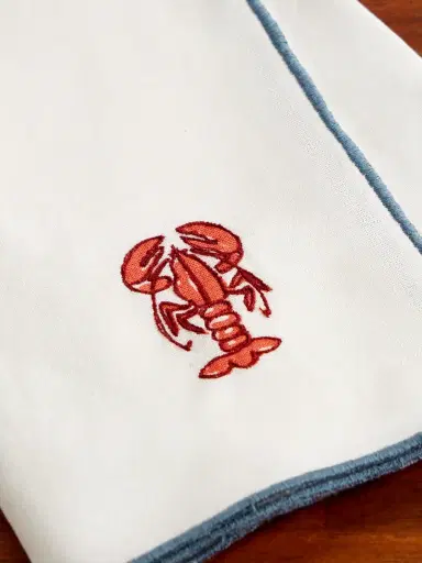 The Conran Shop Vedura Set of Six Embroidered Cotton and Linen-Blend Napkins - Men | Thumbnail 3 The Conran Shop Vedura Set of Six Embroidered Cotton and Linen-Blend Napkins - Men | Thumbnail 3